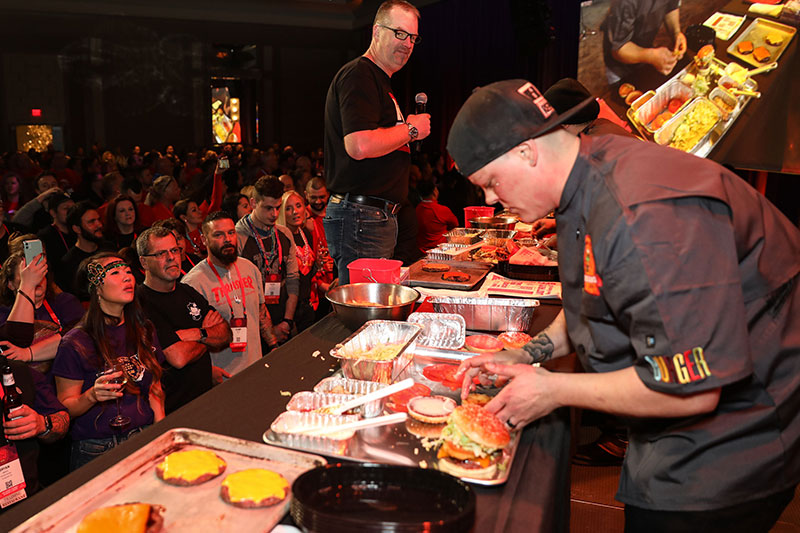 Team Member in the Smiling Burger Championship