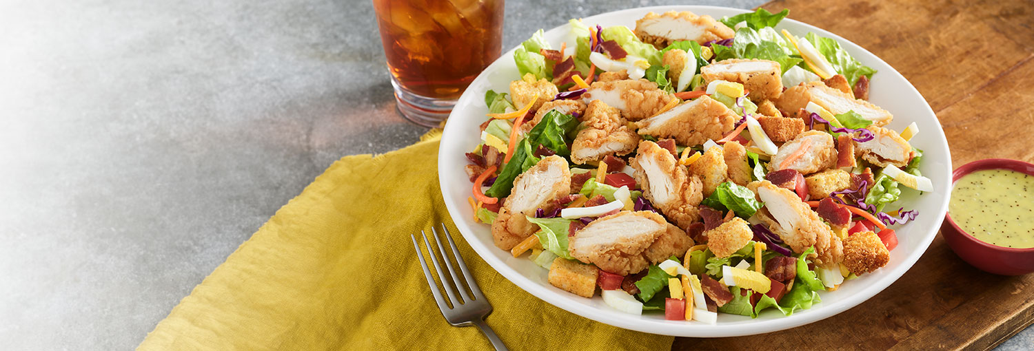 Crispy Chicken Tender Salad