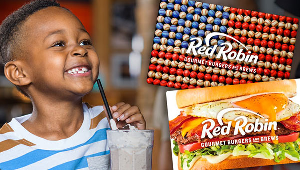 Enjoying treats purchased with Gift Card