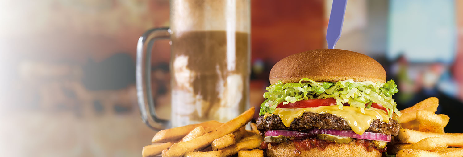 Gourmet Cheeseburger with gluten-free bun