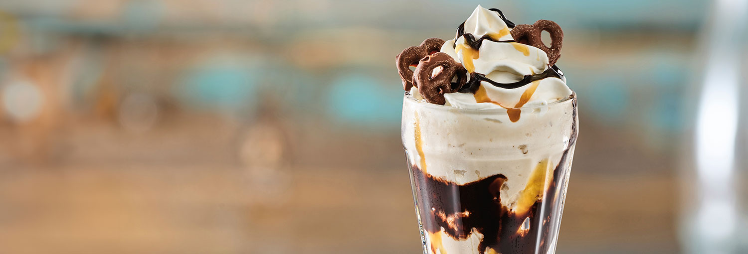 Chocolate Pretzel Gourmet Shake