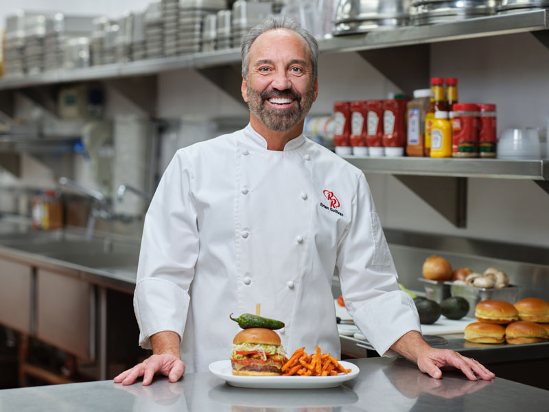 Chef Brian in the kitchen
