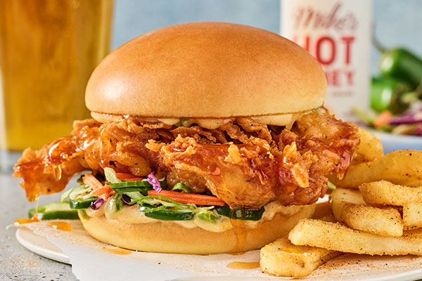 Hot Honey Crispy Chicken Sandwich