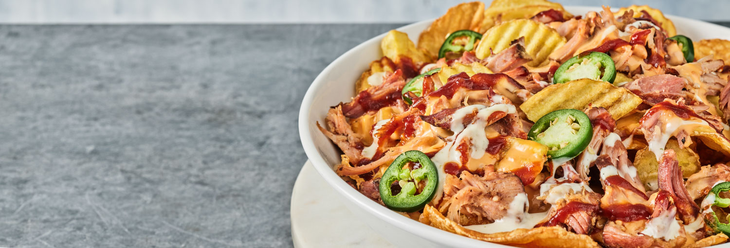 Backyard BBQ Pork Nachos
