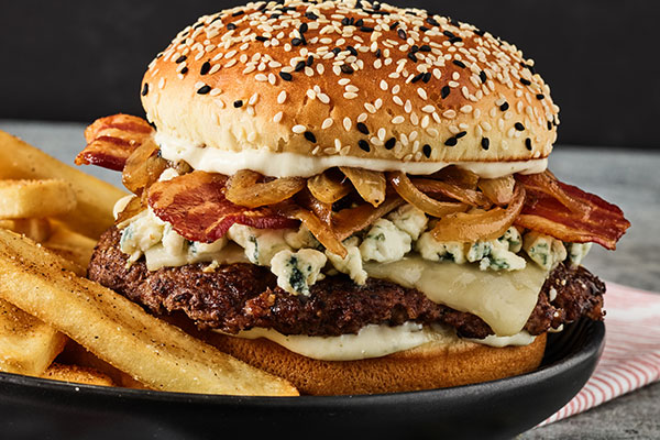 Bacon &amp; Blue Burger