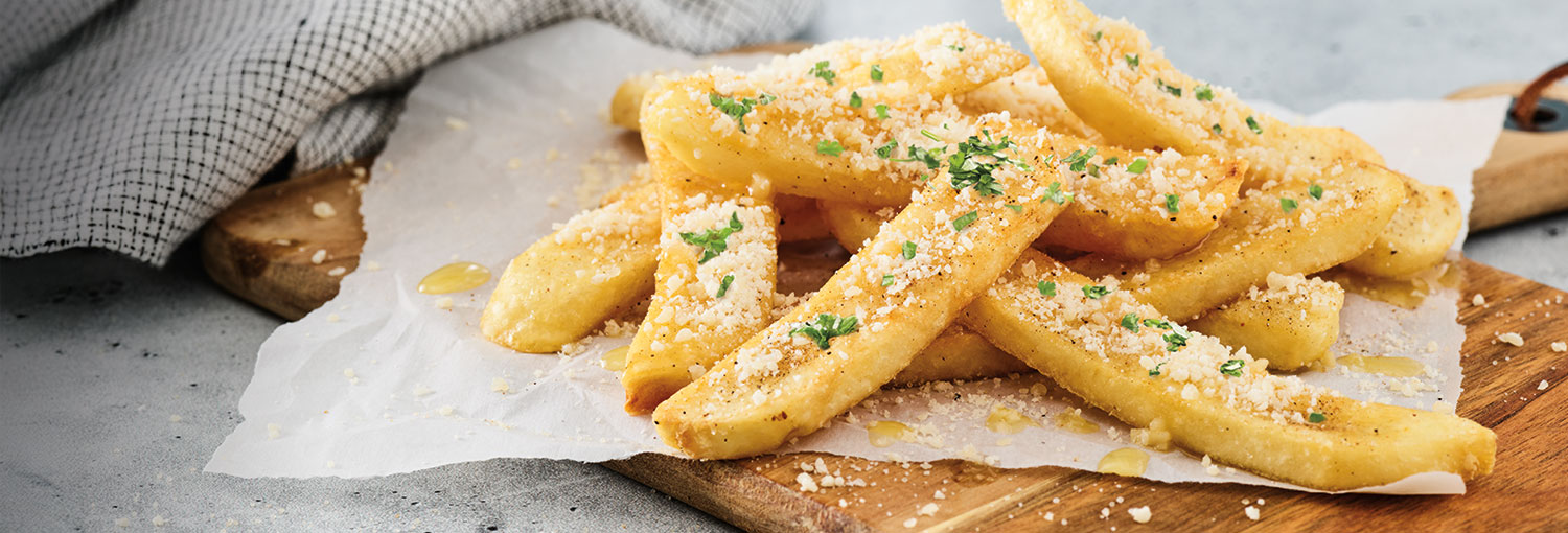 Garlic Parmesan Steak Fries